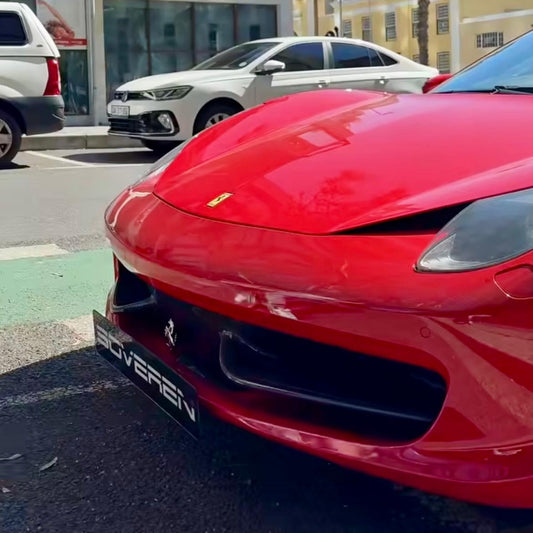 Ferrari 458 Licence Plate Bracket