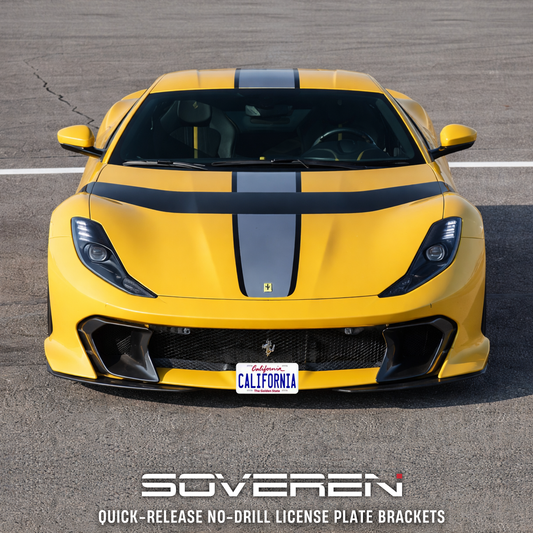 Ferrari 812 Competizione Licence Plate Bracket