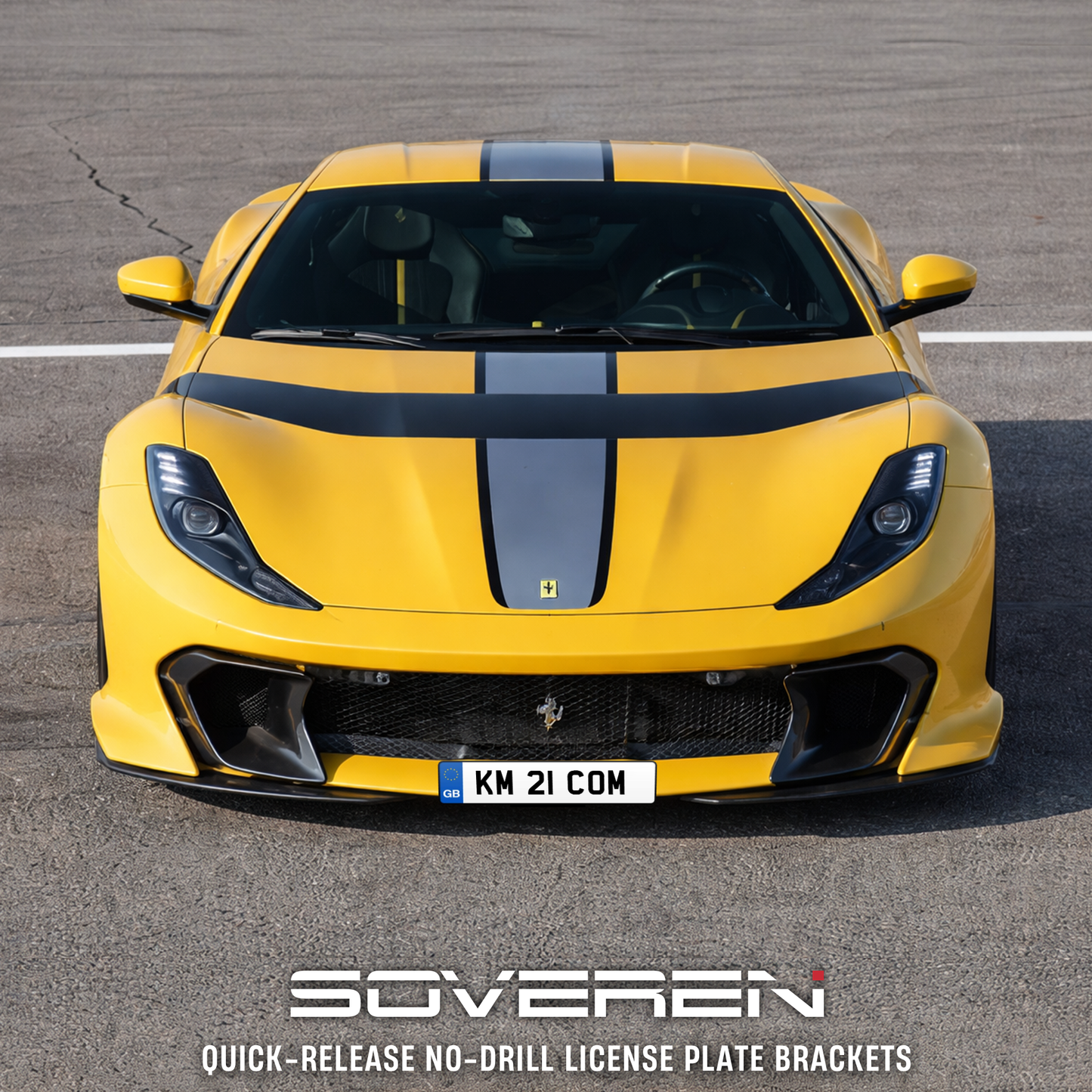 Ferrari 812 Competizione Licence Plate Bracket