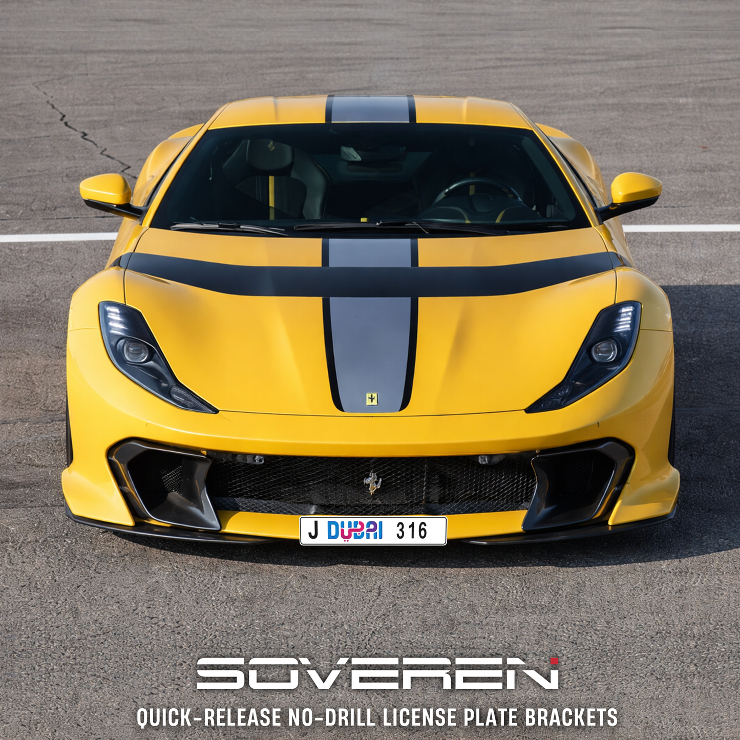 Ferrari 812 Competizione Licence Plate Bracket