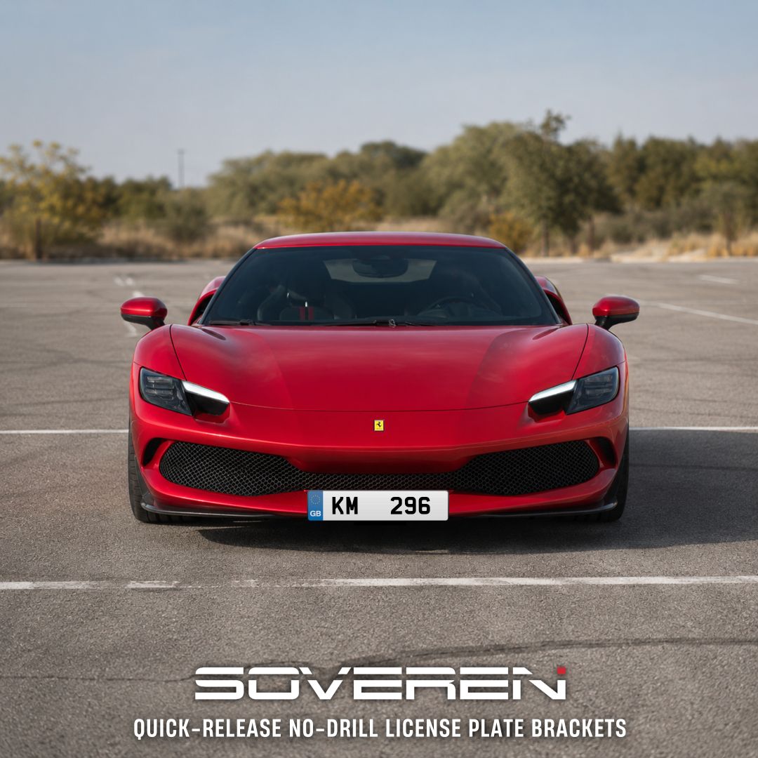 Ferrari 296 GTB/GTS Quick Release Number Plate Bracket