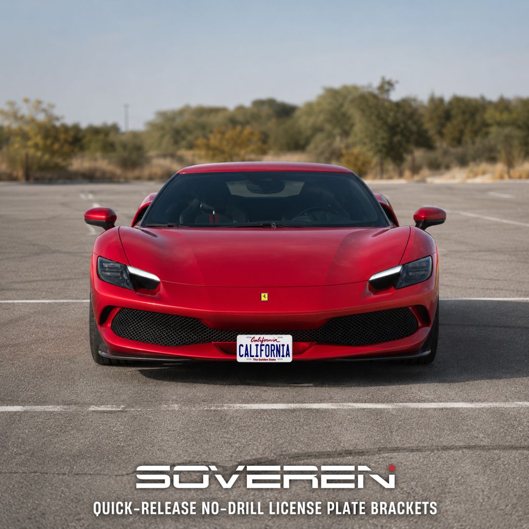 Ferrari 296 GTB/GTS Quick Release Number Plate Bracket