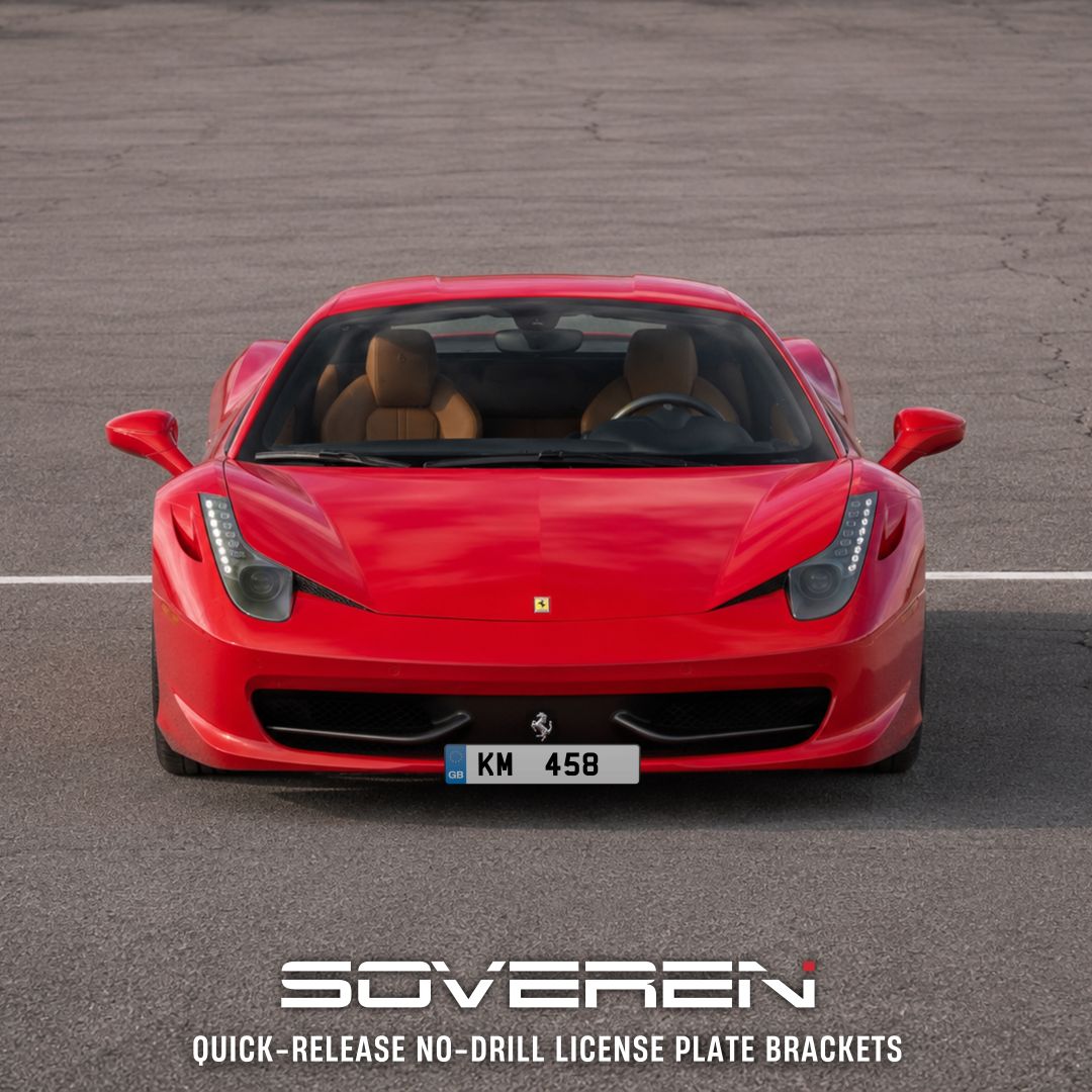 Ferrari 458 Quick Release Number Plate Bracket