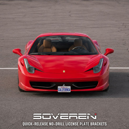 Ferrari 458 Quick Release Number Plate Bracket