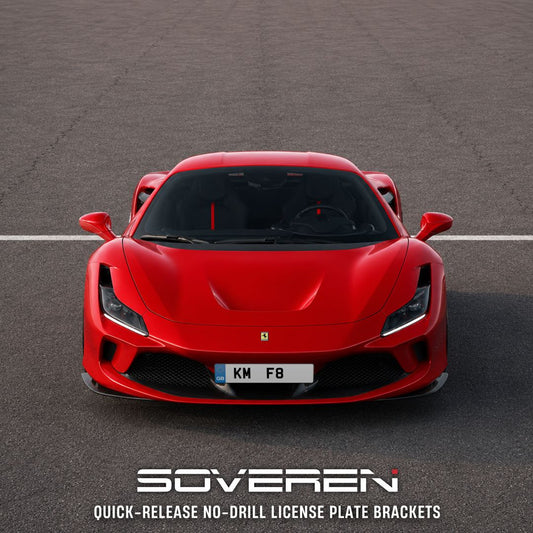 Ferrari F8 Quick Release Number Plate Bracket