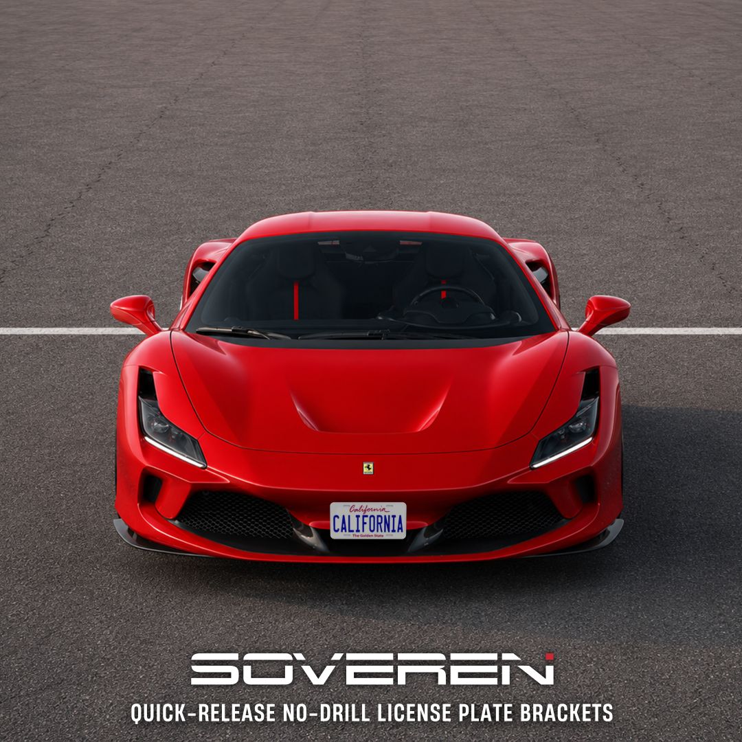 Ferrari F8 Quick Release Number Plate Bracket