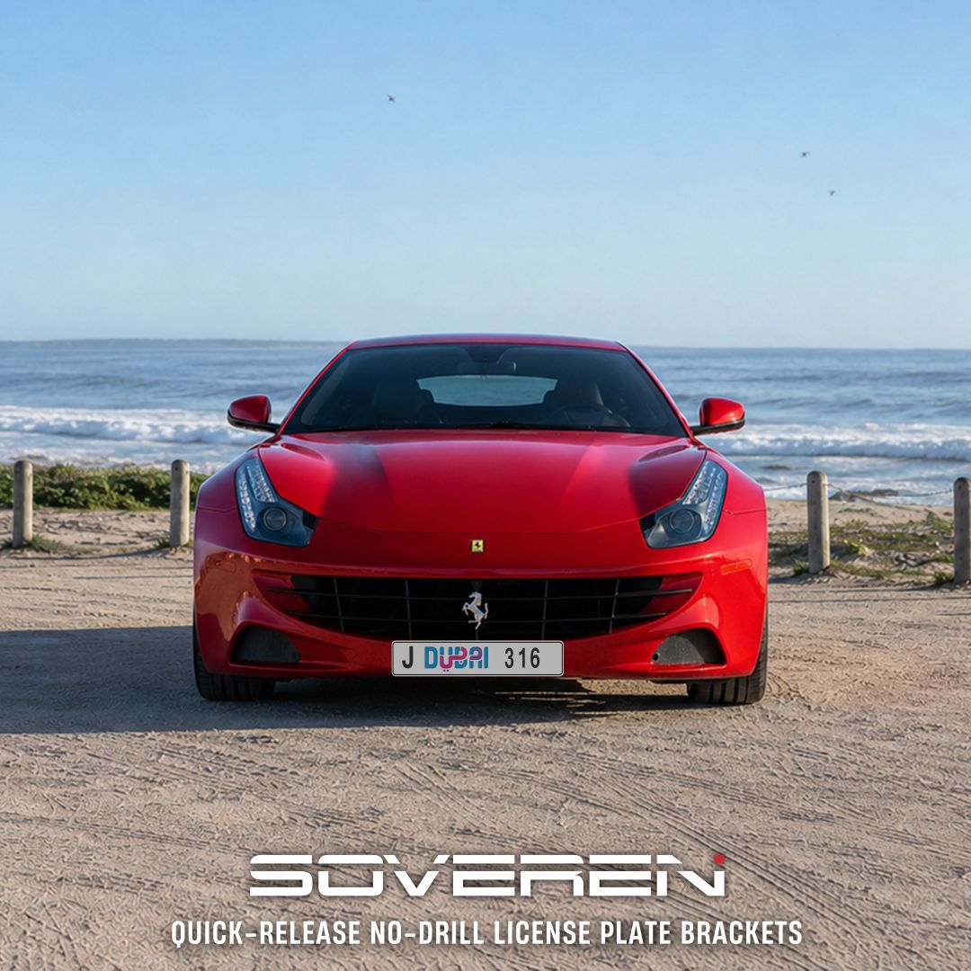 Ferrari FF Quick Release Number Plate Bracket