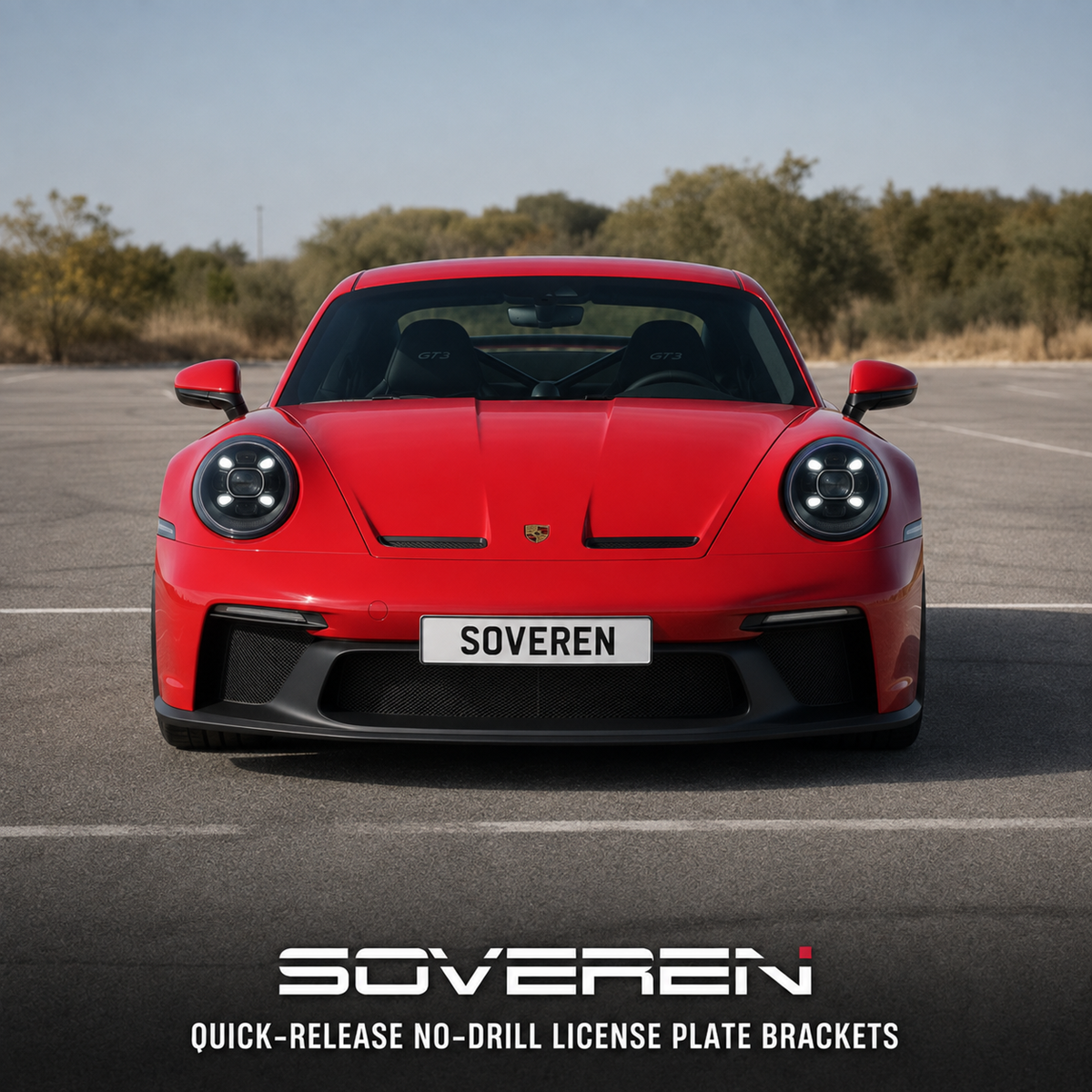 Porshe 911 (992.1) GT3 Licence Plate Bracket